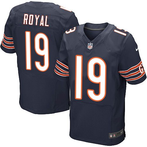 Eddie Royal Chicago Bears navy Elite jersey