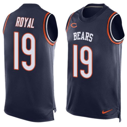 Eddie Royal Chicago Bears navy jersey