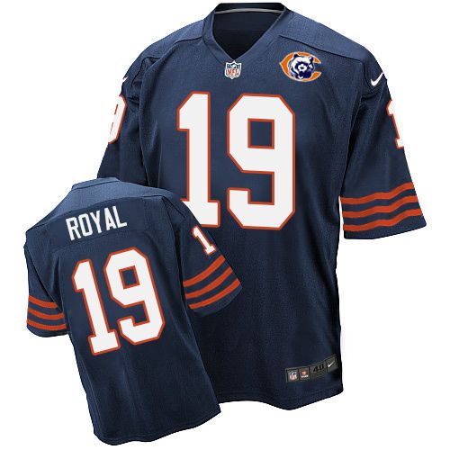 Eddie Royal Chicago Bears navy Elite jersey