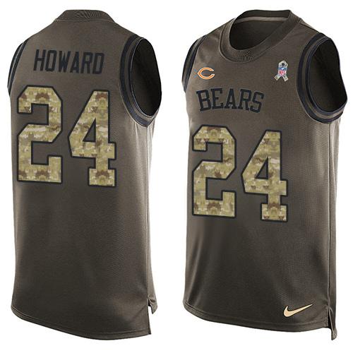 Jordan Howard Chicago Bears green Salute To Service jersey
