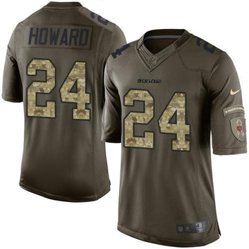 Jordan Howard Chicago Bears green Salute To Service jersey