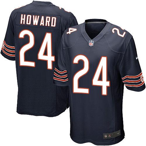Jordan Howard Chicago Bears navy Elite jersey