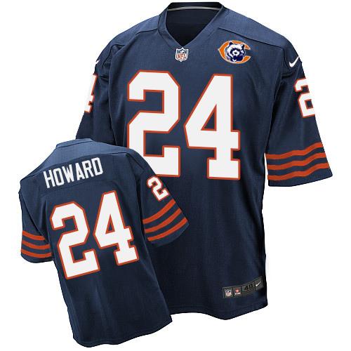 Jordan Howard Chicago Bears navy Elite jersey