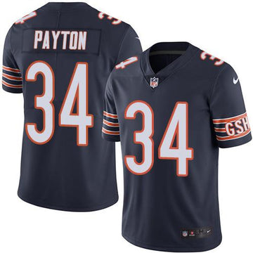 Walter Payton Chicago Bears navy jersey