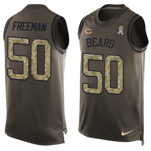 Jerrell Freeman Chicago Bears green Salute To Service jersey