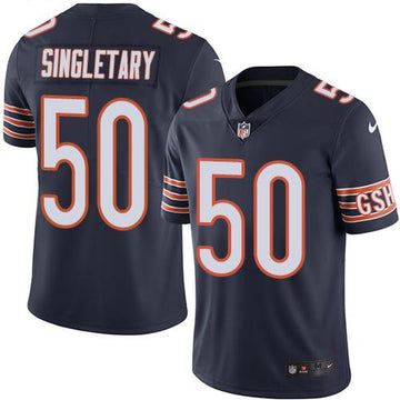Mike Singletary Chicago Bears navy jersey