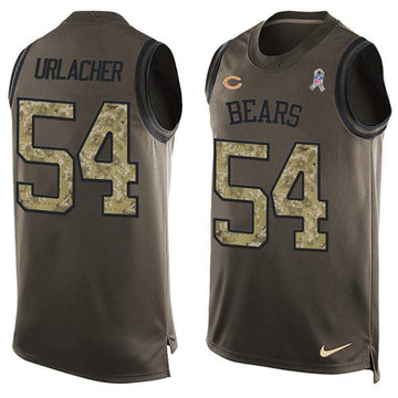 Brian Urlacher Chicago Bears green Salute To Service jersey