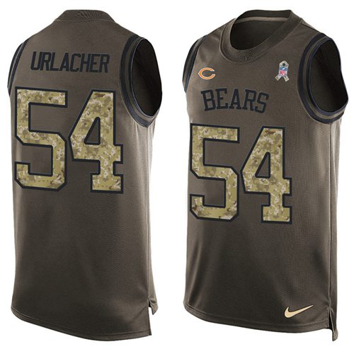 Brian Urlacher Chicago Bears green Salute To Service jersey