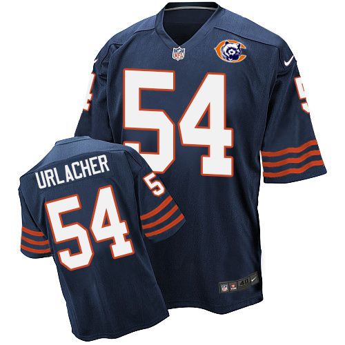 Brian Urlacher Chicago Bears navy Elite jersey