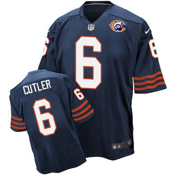 Jay Cutler Chicago Bears navy Elite jersey