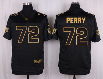 William Perry Chicago Bears black Gold Collection jersey
