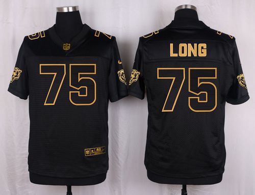 Kyle Long Chicago Bears black Gold Collection jersey