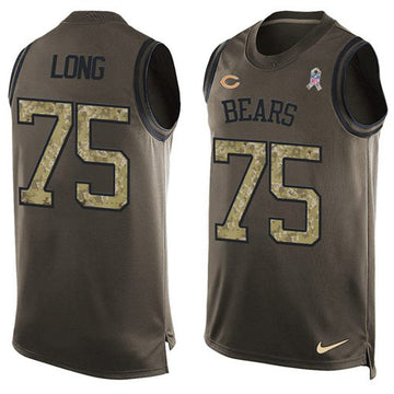 Kyle Long Chicago Bears green Salute To Service jersey