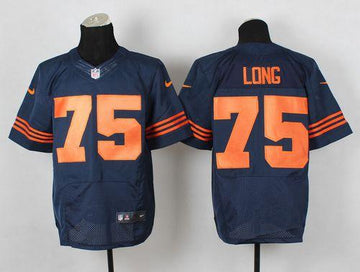 Kyle Long Chicago Bears navy Elite jersey