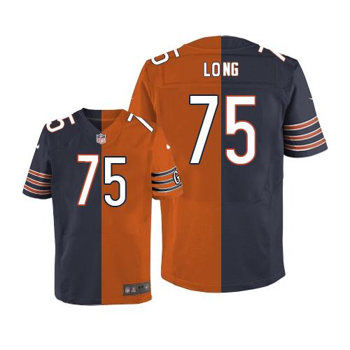 Kyle Long Chicago Bears navy Elite jersey