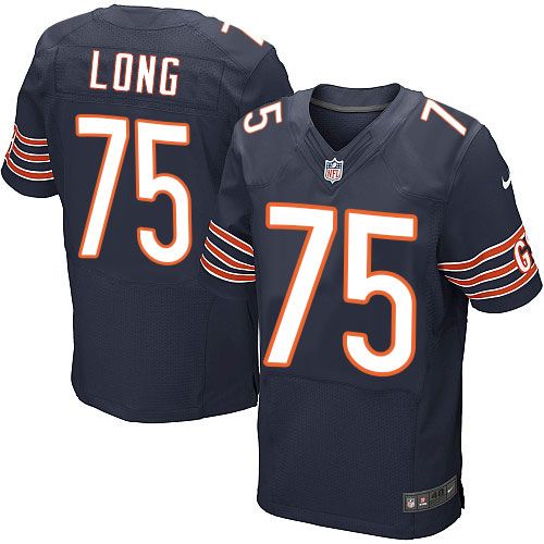 Kyle Long Chicago Bears navy Elite jersey