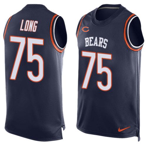 Kyle Long Chicago Bears navy jersey