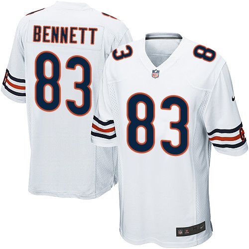 Martellus Bennett Chicago Bears white Elite jersey