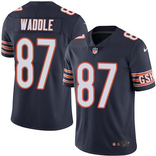 Tom Waddle Chicago Bears navy jersey