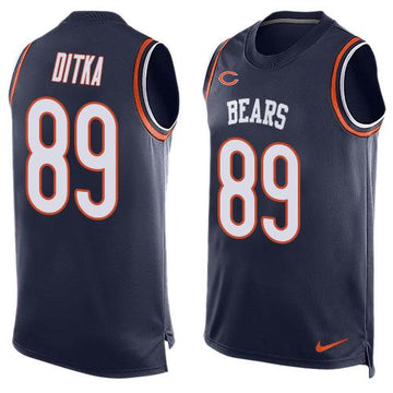 Mike Ditka Chicago Bears navy jersey