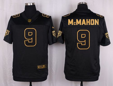 Jim McMahon Chicago Bears black Gold Collection jersey