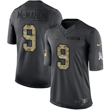 Jim McMahon Chicago Bears black Salute To Service jersey