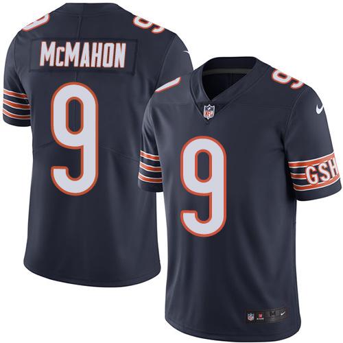 Jim McMahon Chicago Bears navy jersey