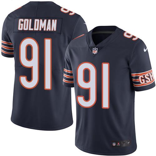 Eddie Goldman Chicago Bears navy jersey