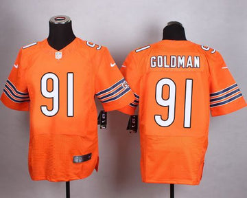 Eddie Goldman Chicago Bears orange Elite jersey