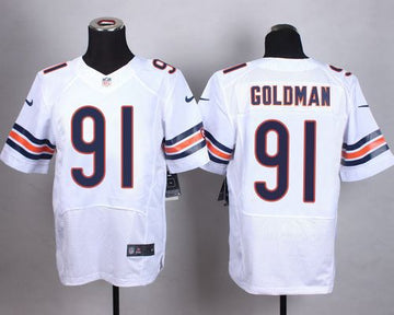 Eddie Goldman Chicago Bears white Elite jersey