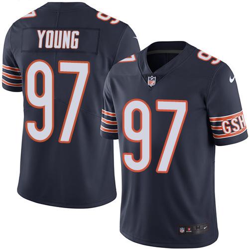 Young Chicago Bears navy jersey