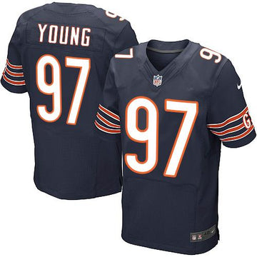 Young Chicago Bears navy Elite jersey
