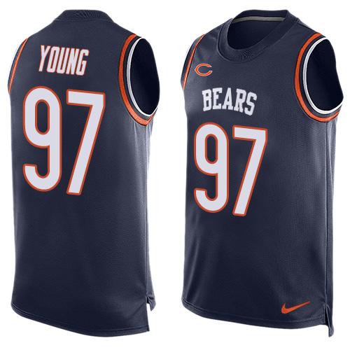 Young Chicago Bears navy jersey