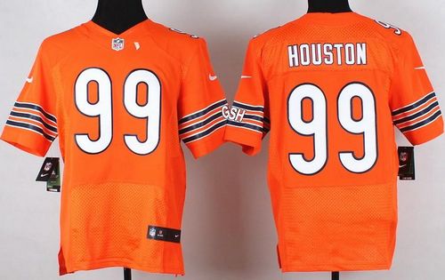 Lamarr Houston Chicago Bears orange Elite jersey