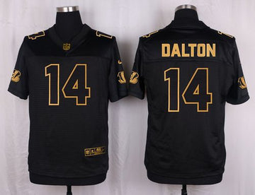 Andy Dalton Cincinnati Bengals black Gold Collection jersey