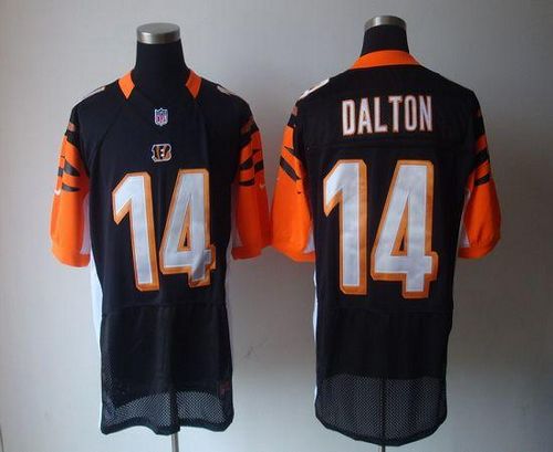 Andy Dalton Cincinnati Bengals black Elite jersey