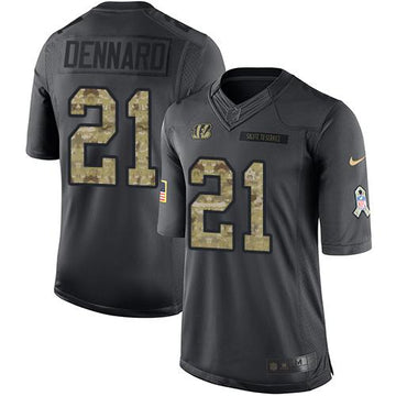 Darqueze Dennard Cincinnati Bengals black Salute To Service jersey