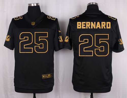 Giovani Bernard Cincinnati Bengals black Gold Collection jersey
