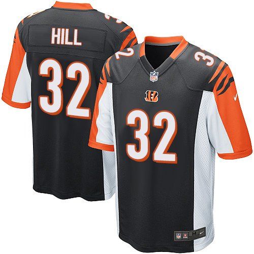 Jeremy Hill Cincinnati Bengals black Elite jersey