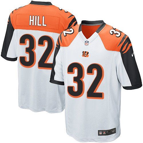 Jeremy Hill Cincinnati Bengals white Elite jersey