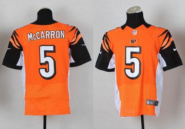 AJ McCarron Cincinnati Bengals orange Elite jersey