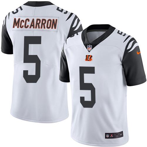 AJ McCarron Cincinnati Bengals white jersey