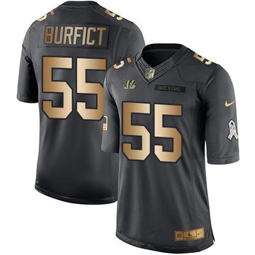 Vontaze Burfict Cincinnati Bengals black Salute To Service jersey