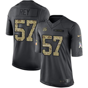 Vincent Rey Cincinnati Bengals black Salute To Service jersey