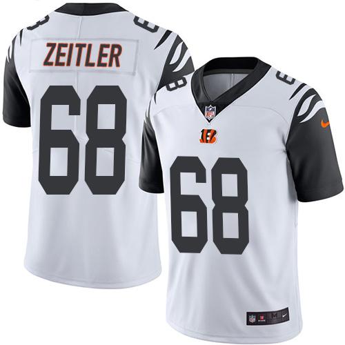 Kevin Zeitler Cincinnati Bengals white jersey