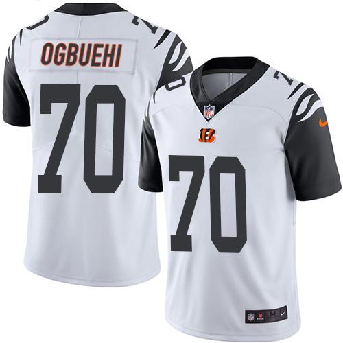 Cedric Ogbuehi Cincinnati Bengals white jersey