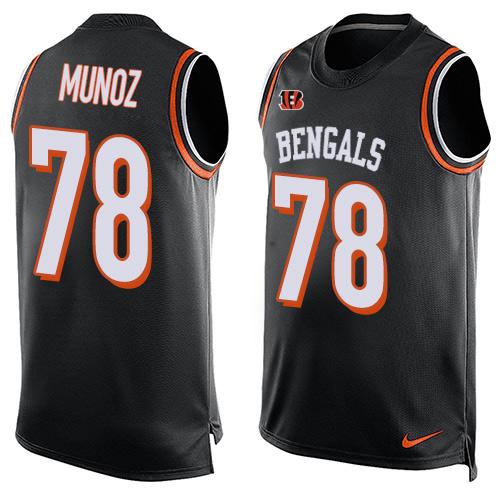 Anthony Munoz Cincinnati Bengals black jersey