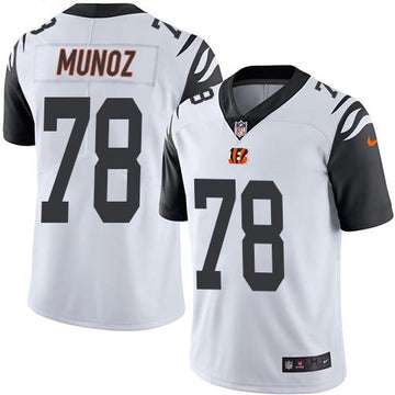 Anthony Munoz Cincinnati Bengals white jersey