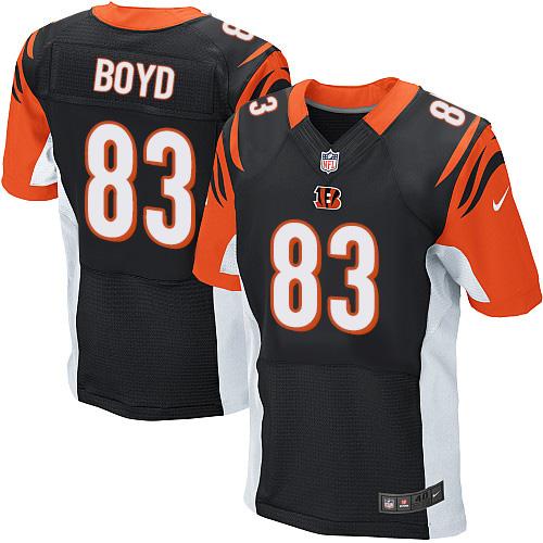 Tyler Boyd Cincinnati Bengals black Elite jersey