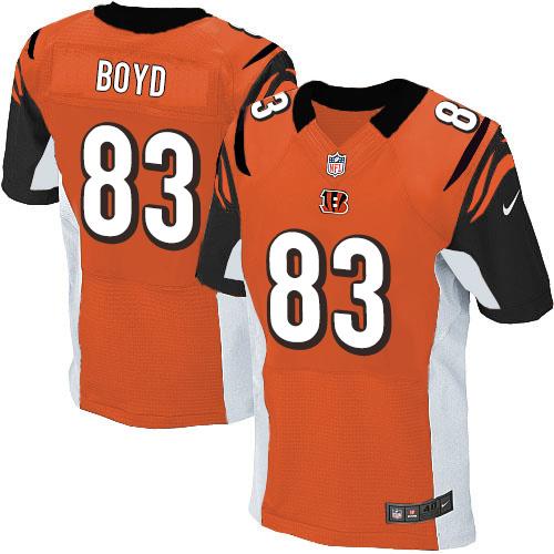 Tyler Boyd Cincinnati Bengals orange Elite jersey